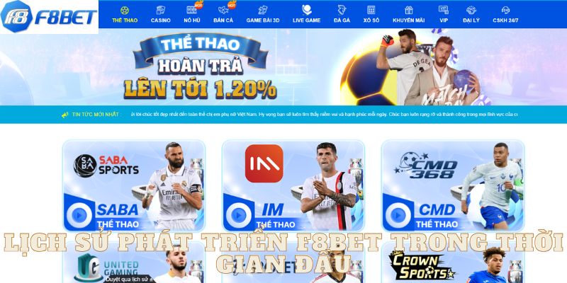 Lịch sử phát triển F8bet khẳng định sân chơi ra đời vào khoảng 2008