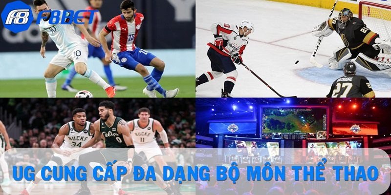 UG cung cấp đa dạng bộ môn thể thao 